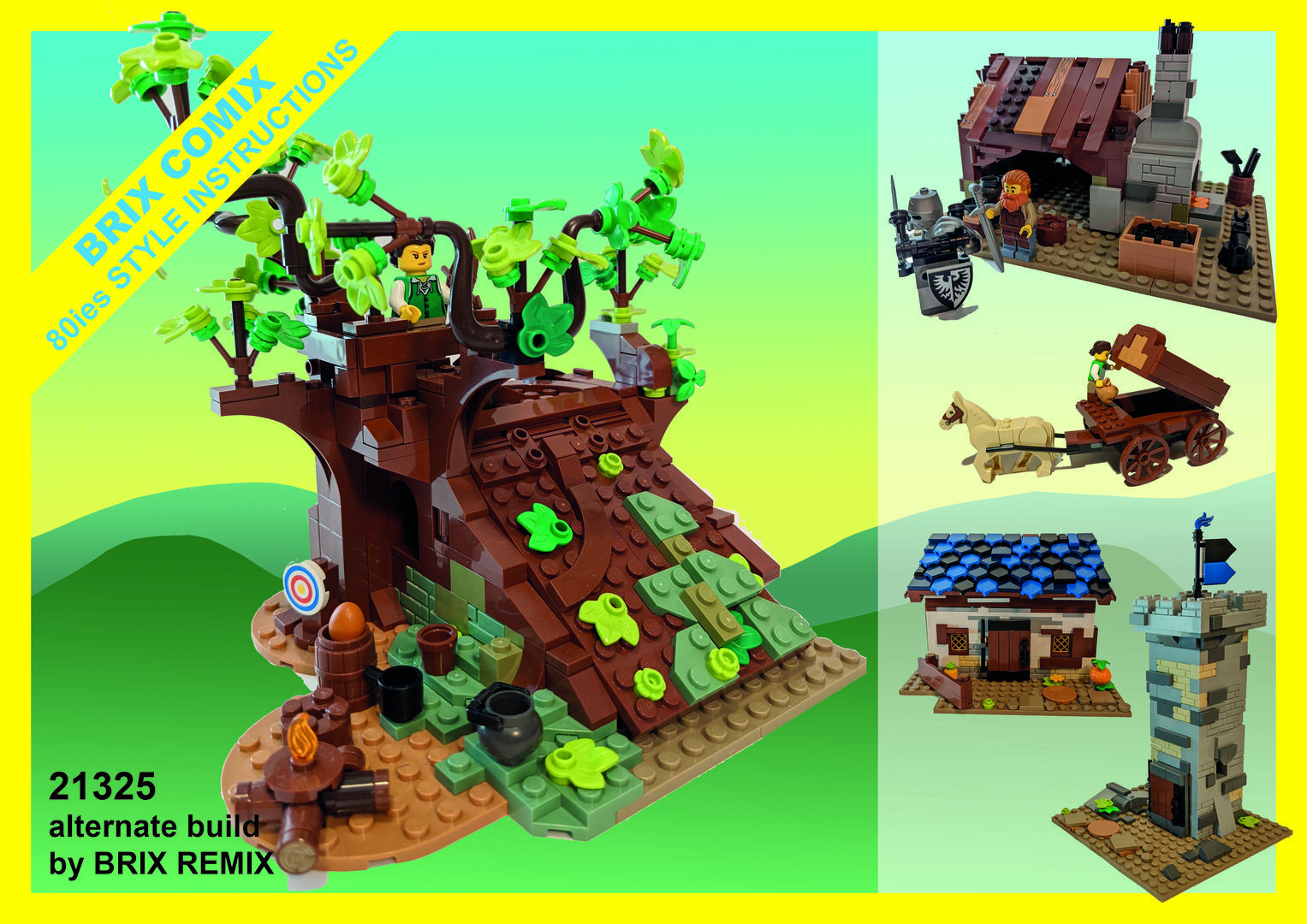 Brix Comix Medieval Blacksmith