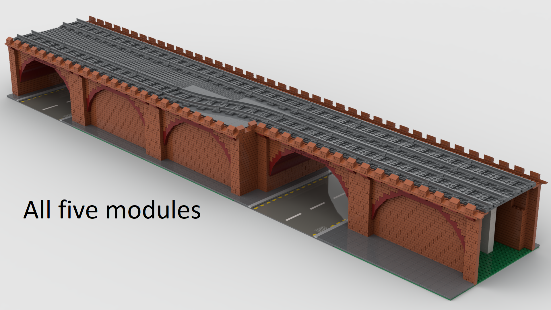 Elevated Railway Tracks - Straight Collection