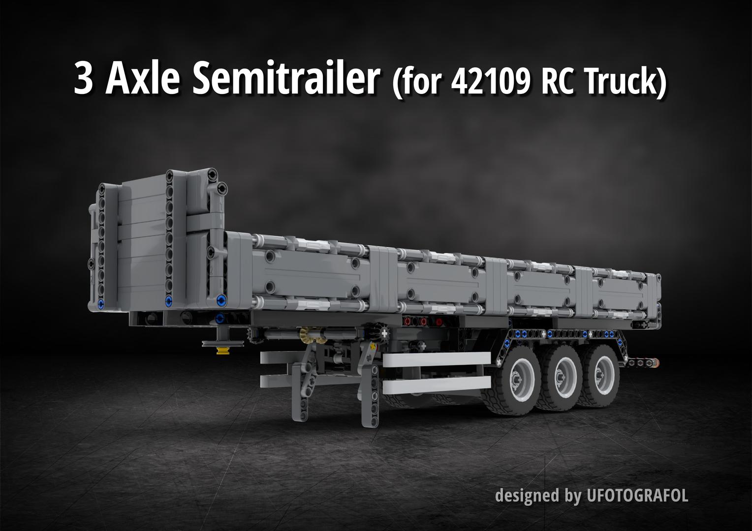 3 Axle Semitrailer (for 42109 RC Truck)