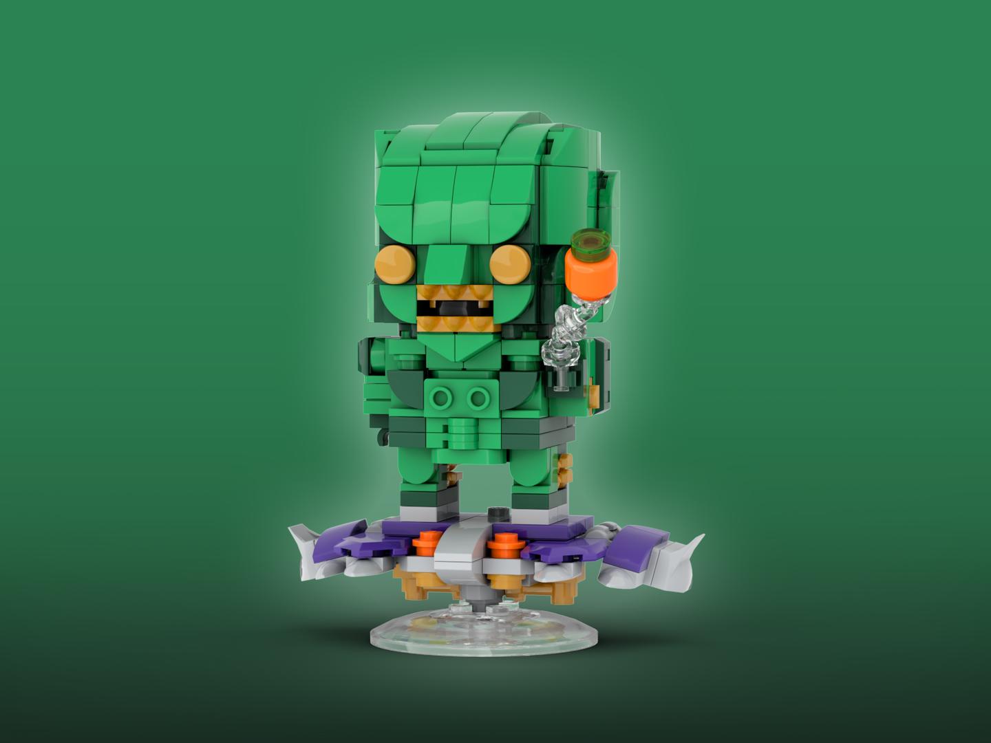 Green Goblin Brickheadz LEGO MOC - Marvel Studios Spider-Man: No Way Home