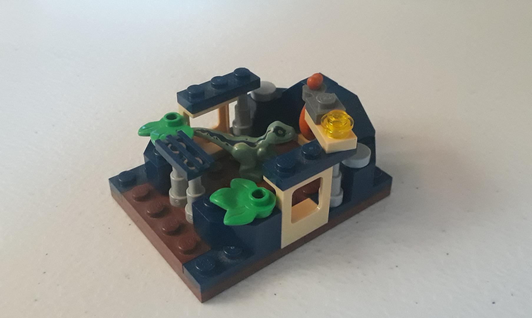 Microscale T. Rex Enclosure 30382 Alternate alternate build