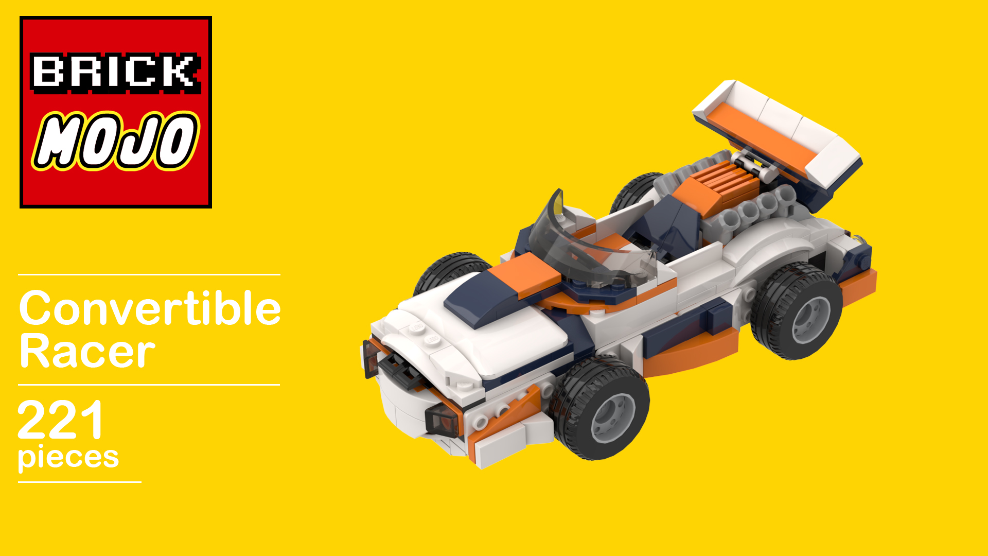 Convertible Racer (MOC-95756) - LEGO MOC | MOC Tracker