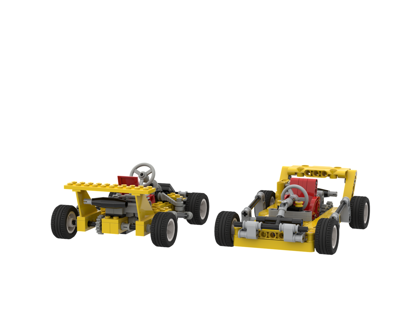 Studless 8225-1 - Super Kart (MOC-95874) - LEGO MOC | MOC Tracker