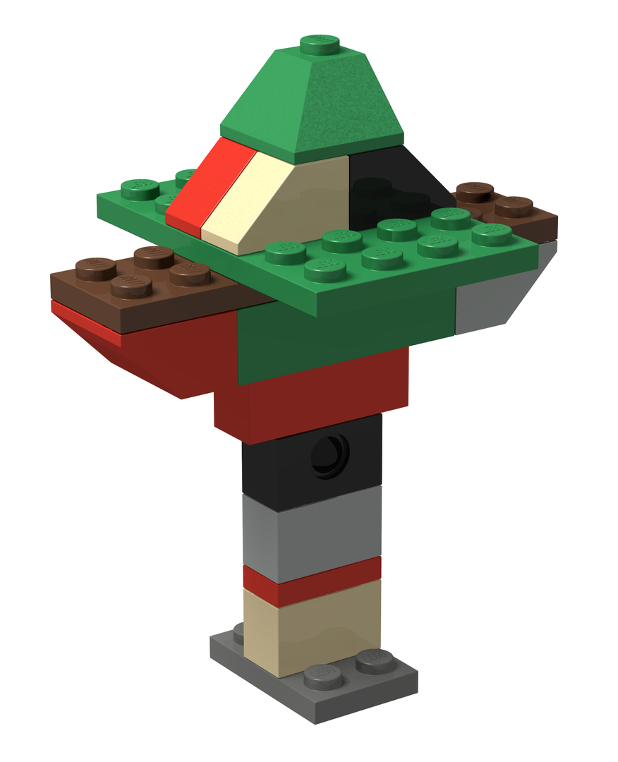 2020 Advent Challenge – Day 22 [Totem Pole] alternate build