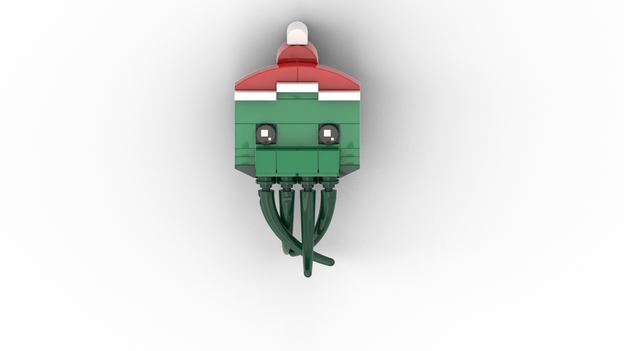 Santa Cthulhu Tree Ornament