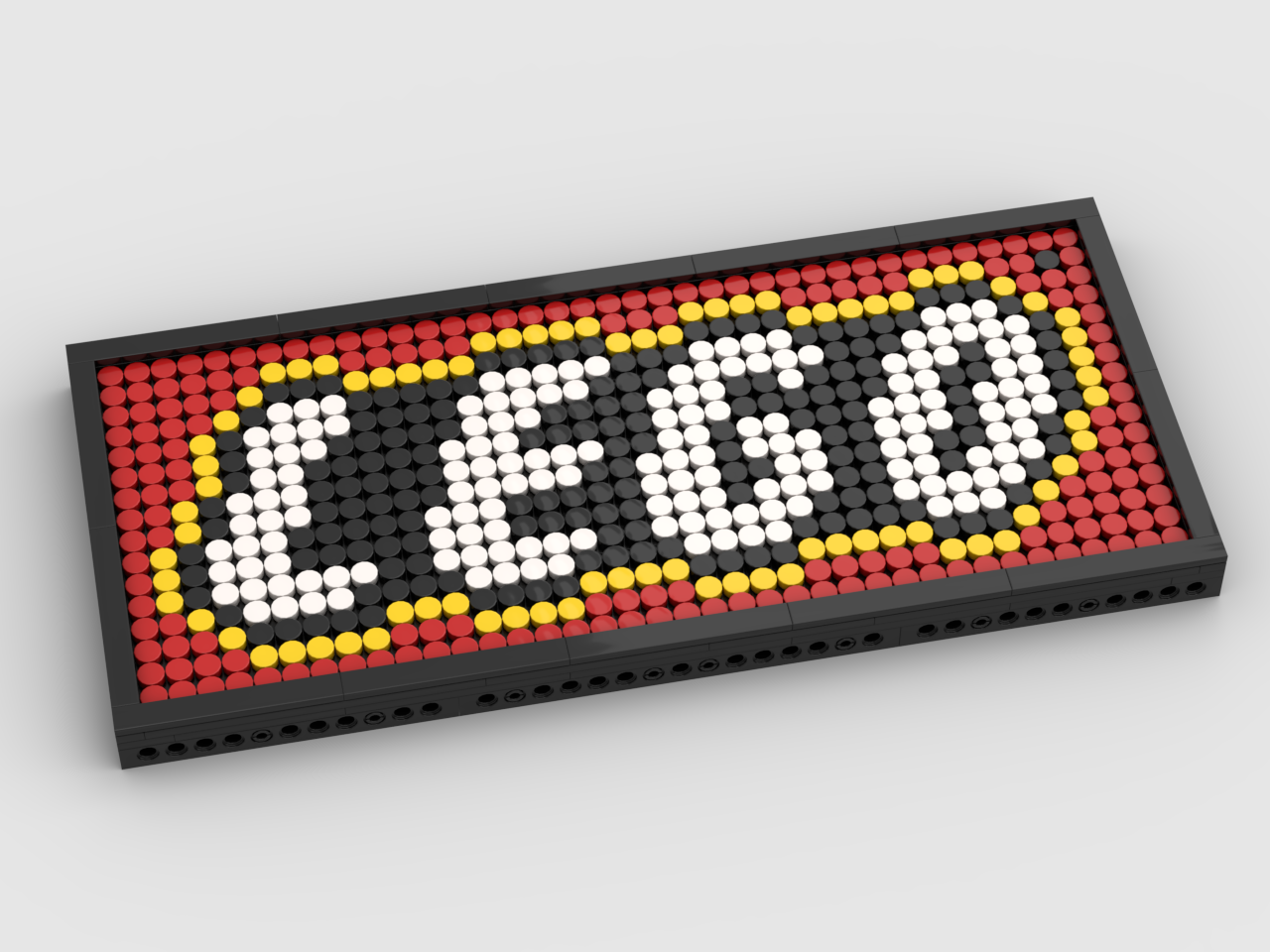 LEGO(R) Logo Mosaic Art 18 x 40