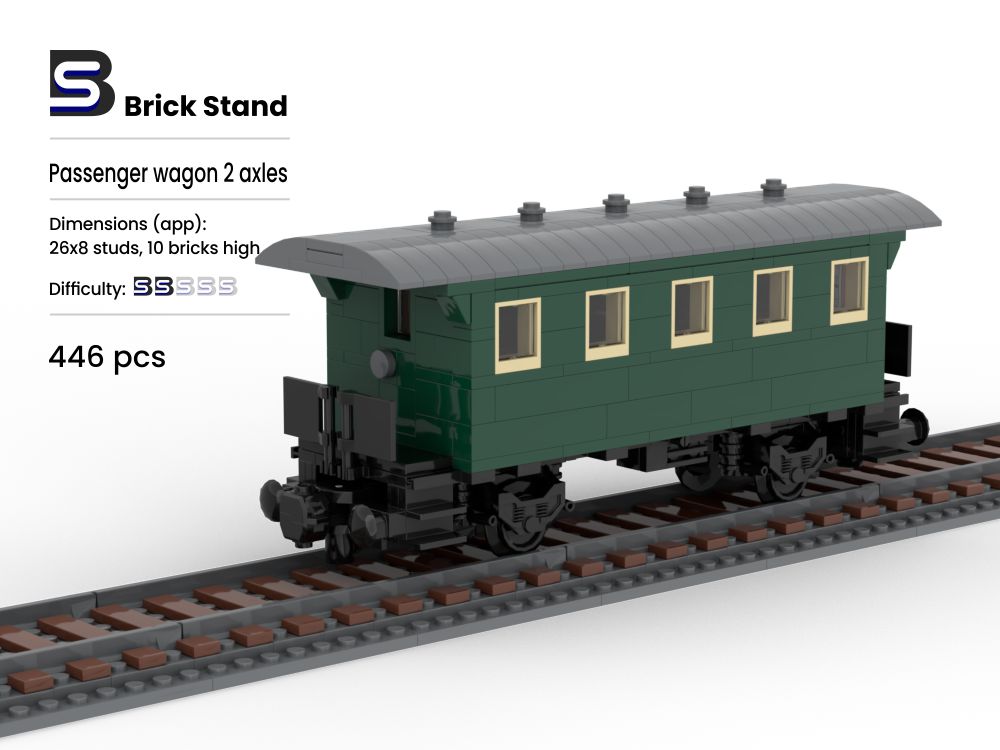 Passenger wagon 2 axles