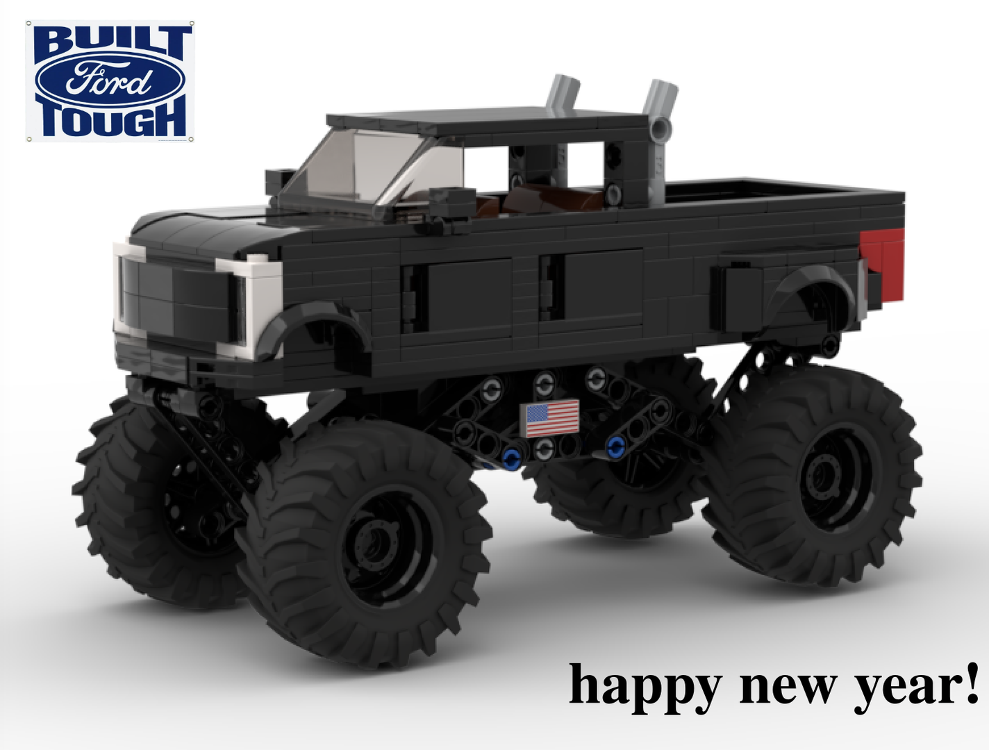 2019 ford f-450 monster truck "america"