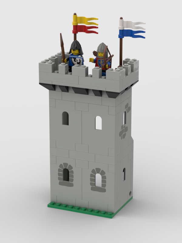 Square tower to go with 80s Castle sets