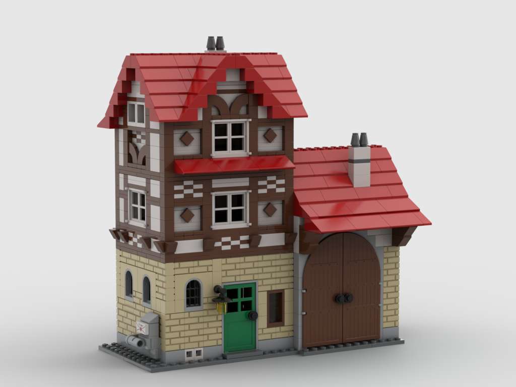 Modulares Bauernhaus im Fachwerkstil - modular half-timbered farmhouse