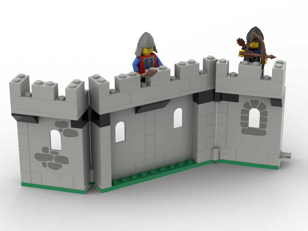 Wall section to go with 80s Castle sets