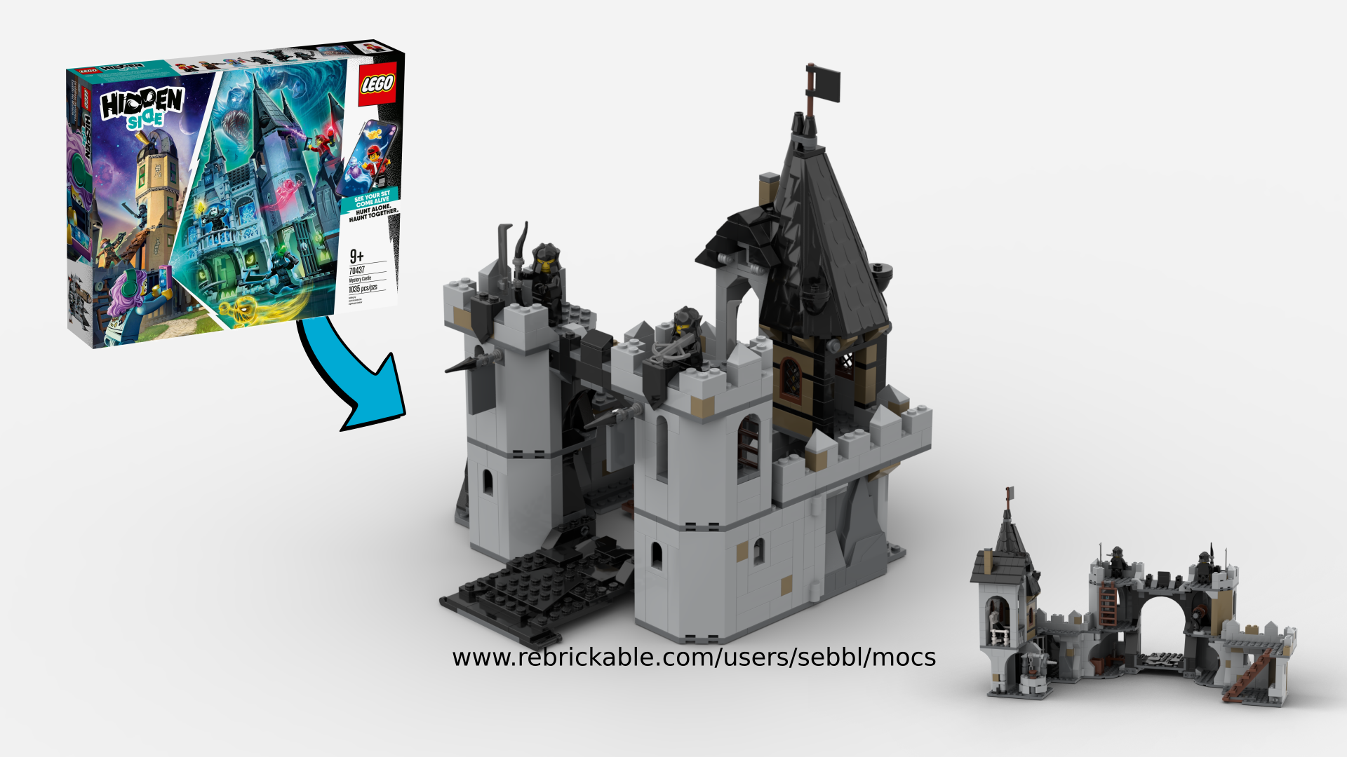 70437: Black Falcon's Fortress Homage alternate build