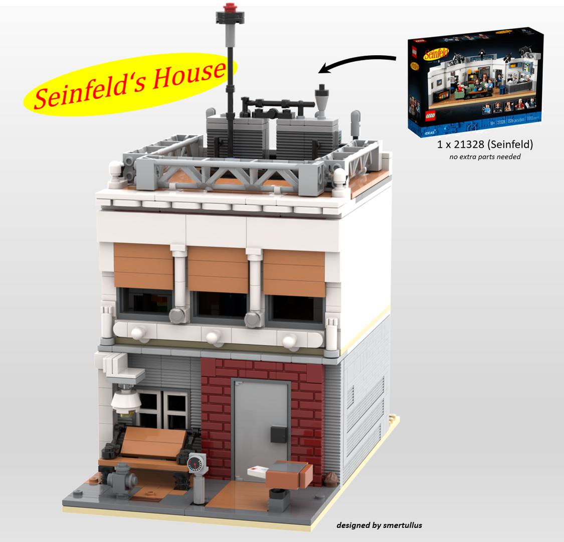 Seinfeld's House (21328 "Seinfeld" Alternative) LEGO MOC