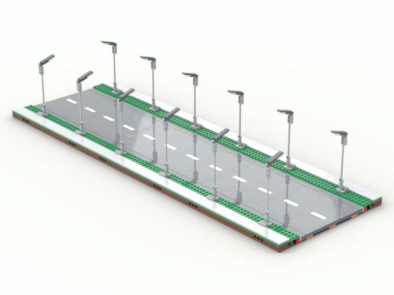 LM MILS city road plate system - Striaght