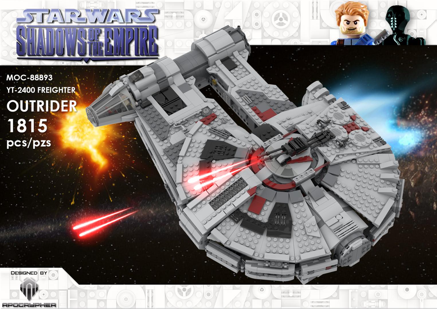 YT-2400 Freighter / Outrider / Sato's Hammer - Playset