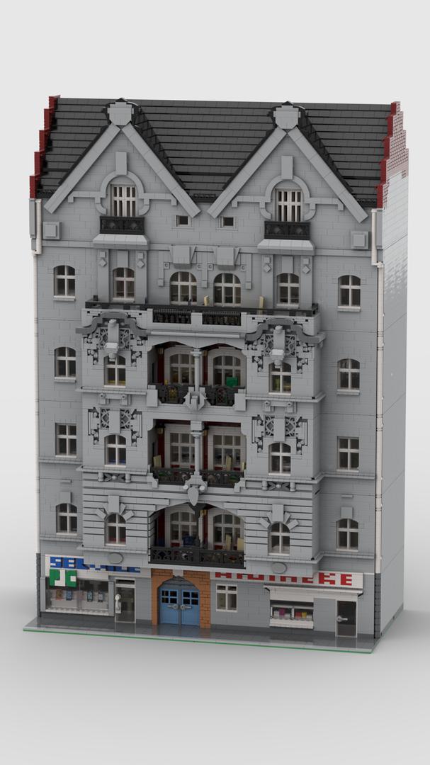 Old Buidling in Berlin Style, with interior