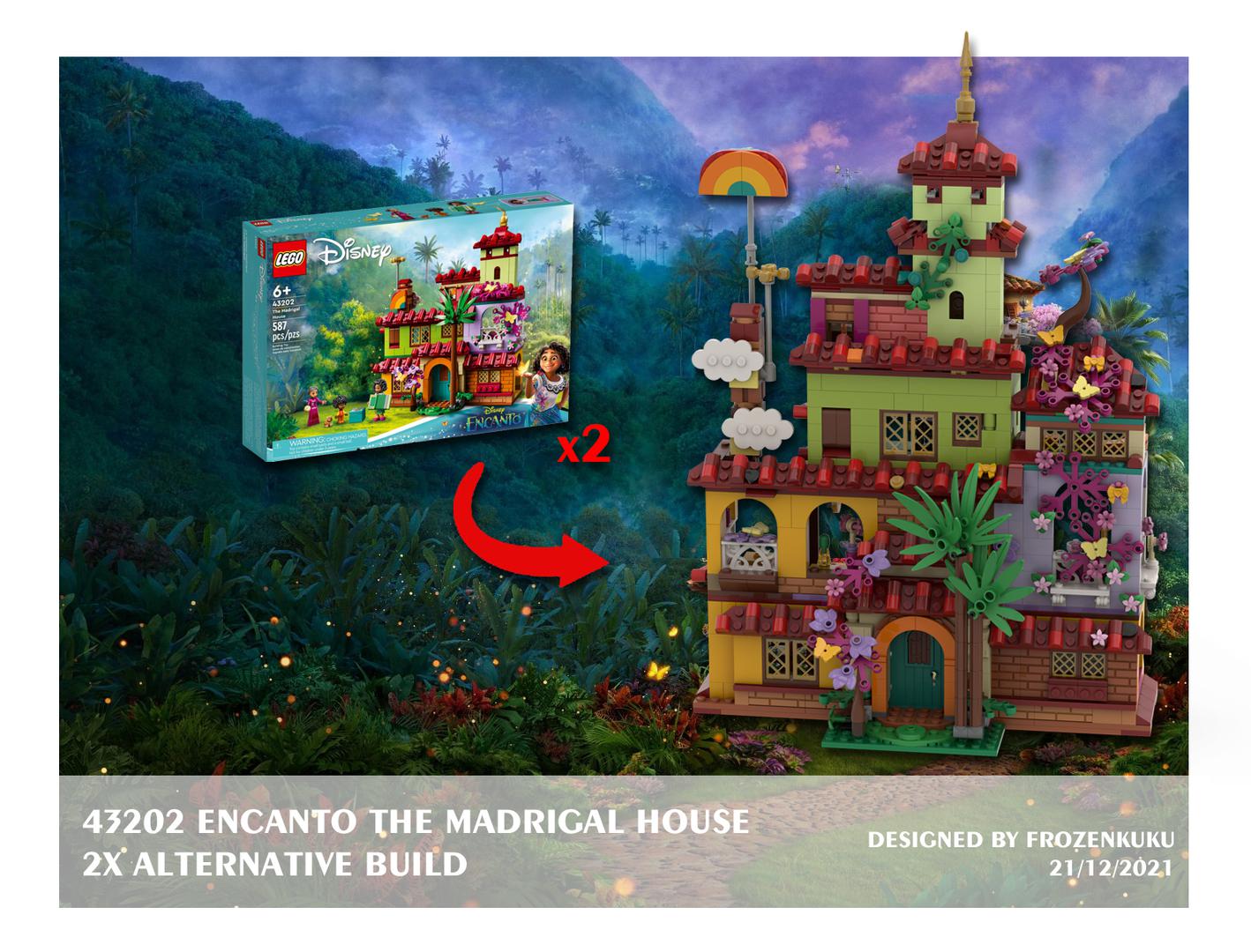 Encanto The magical Madrigal house 43202 2x build