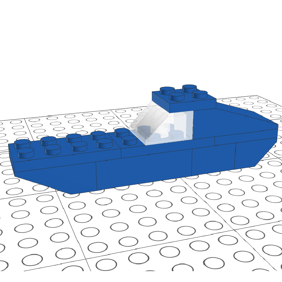 Blue Mini Boat - Mini Boats