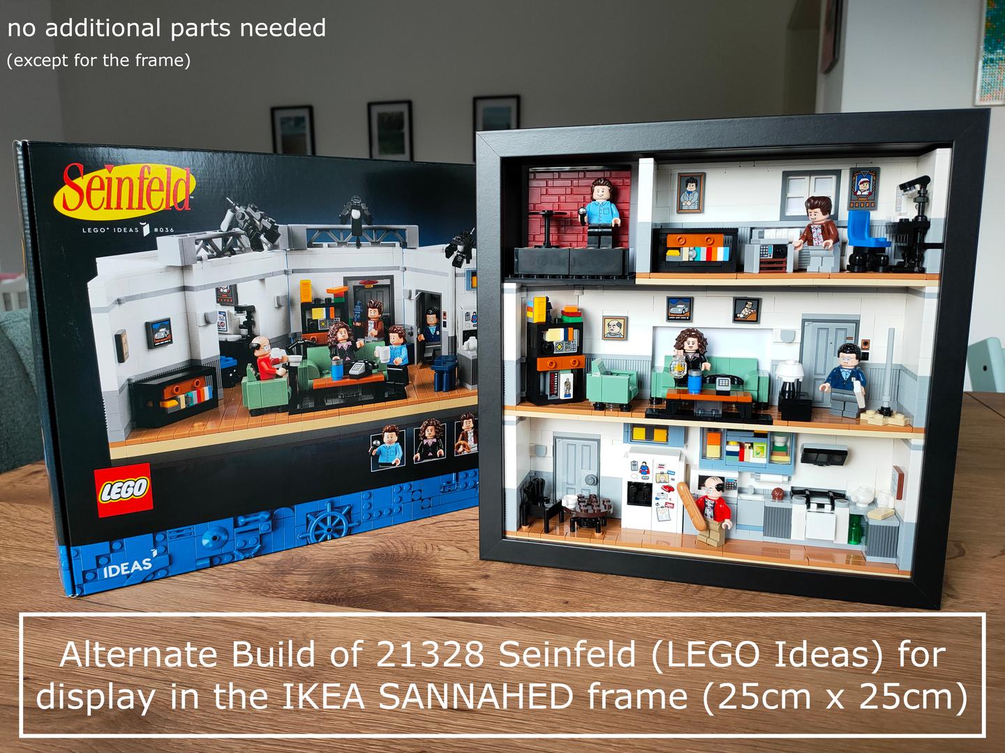 Seinfeld (21328) Alternate Build for IKEA Picture Frame (Sannahed)