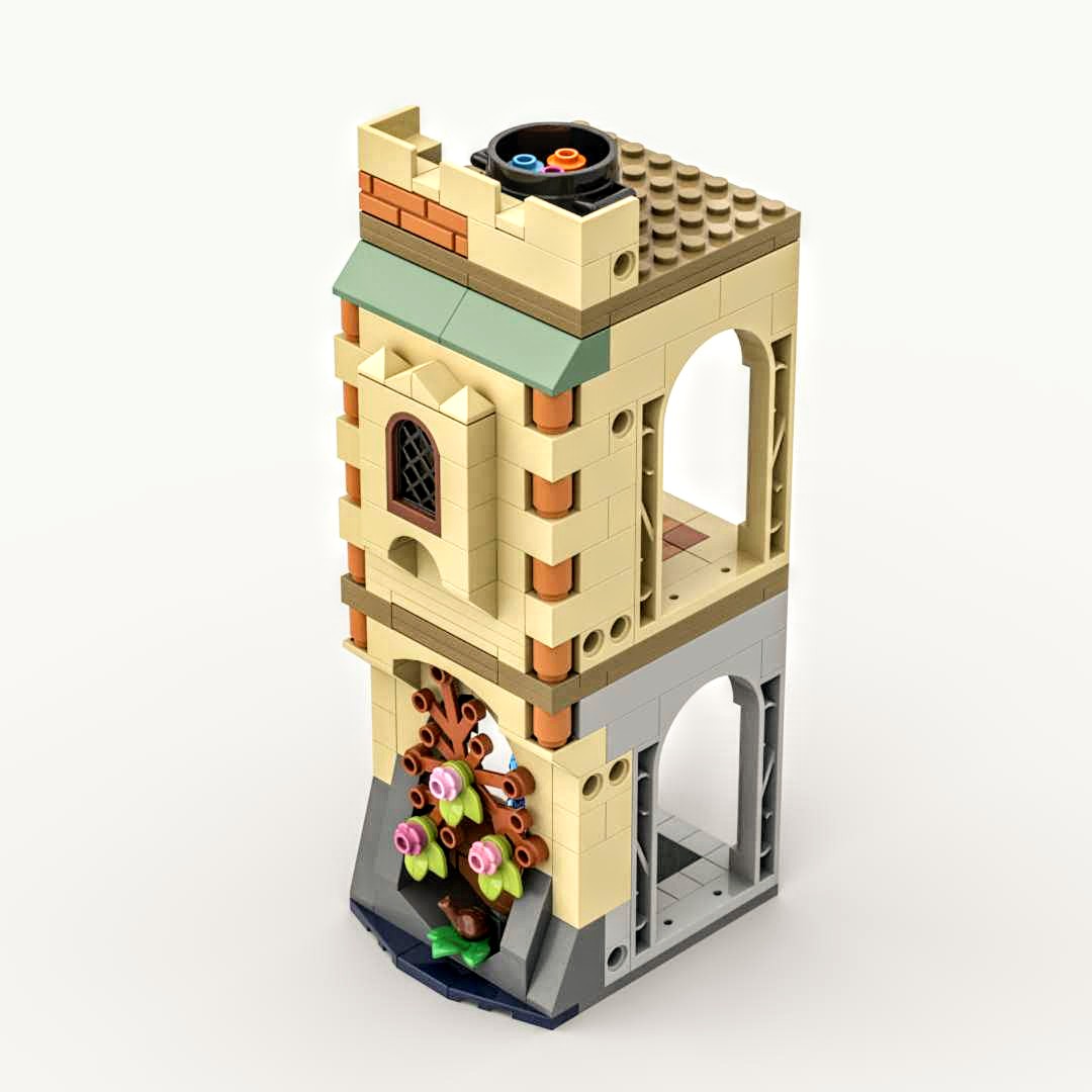 Tower with a hidden chest