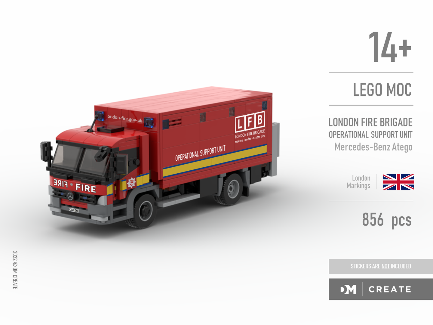 London Fire Brigade - Operational Support Unit OSU - Mercedes-Benz Atego