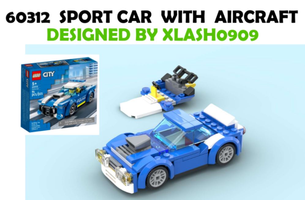 60312 Sport car  ( with aircraft )