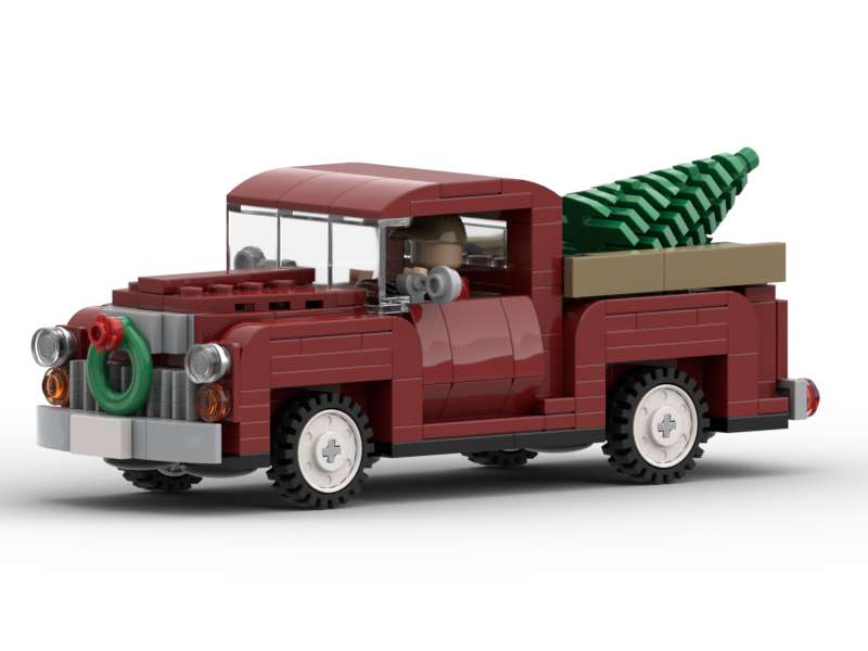 Red Pick-up Truck (Holiday)