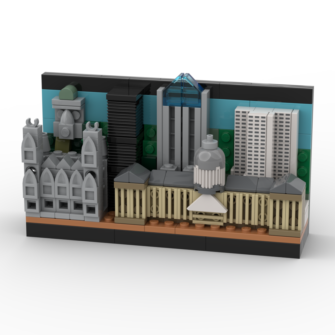 Montreal Skyline Postcard