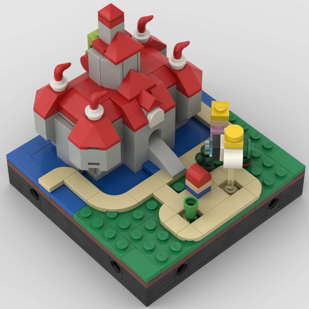 Scene 1 in 12x12 in Super Mario 64 Fit For Frame (MOC-98700) - LEGO MOC ...