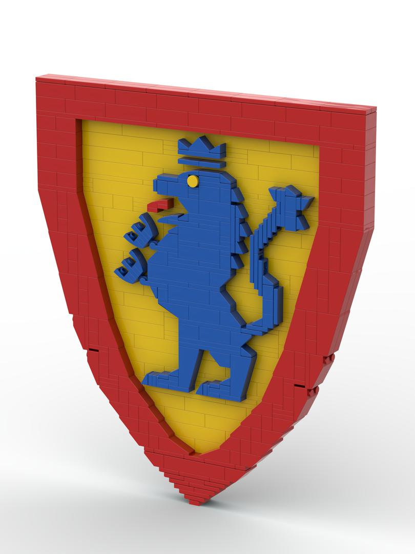 Brick-Built Crusader / Lion Shield