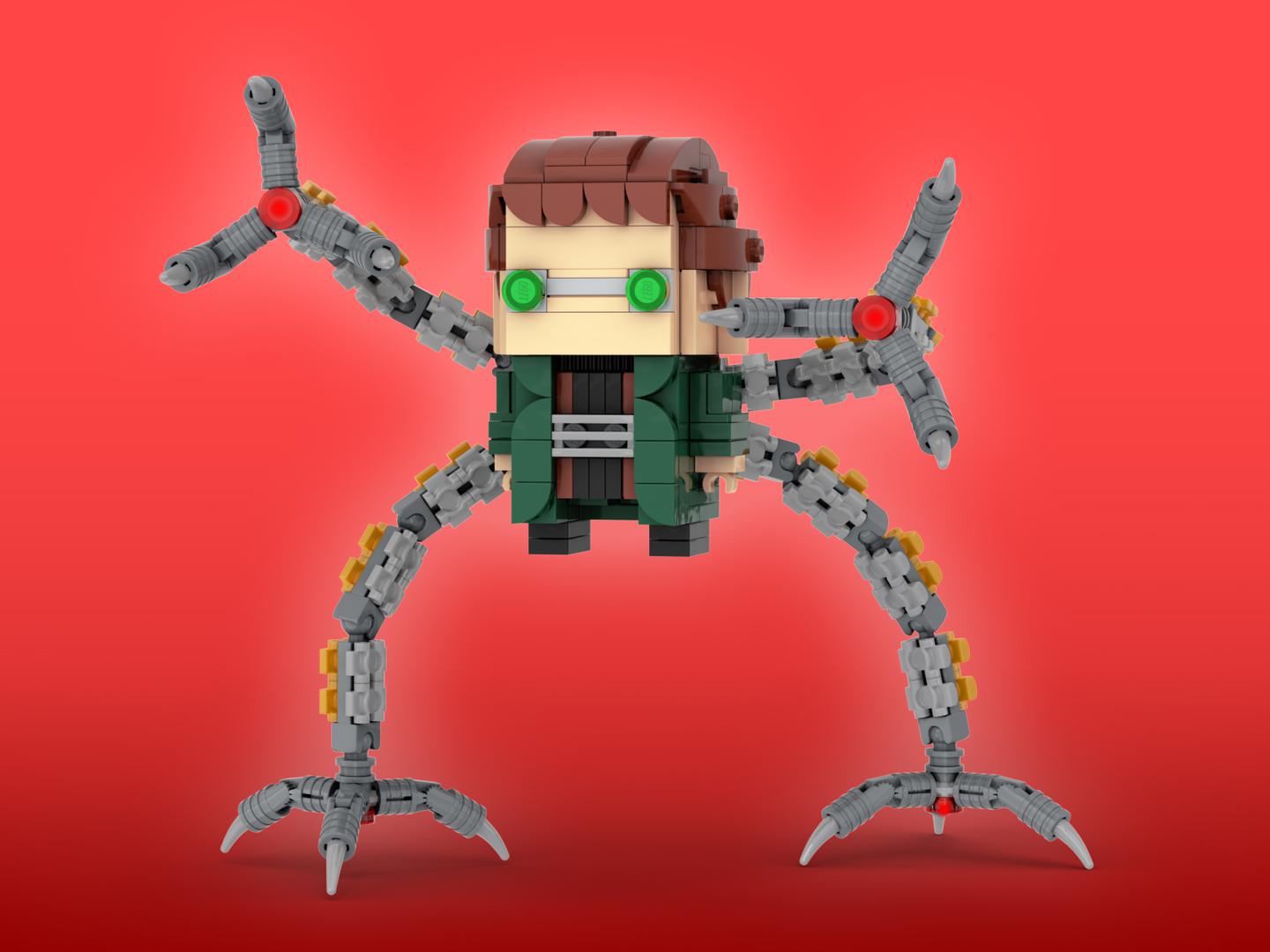 Doc Ock Brickheadz LEGO MOC - Marvel Studios Spider-Man: No Way Home
