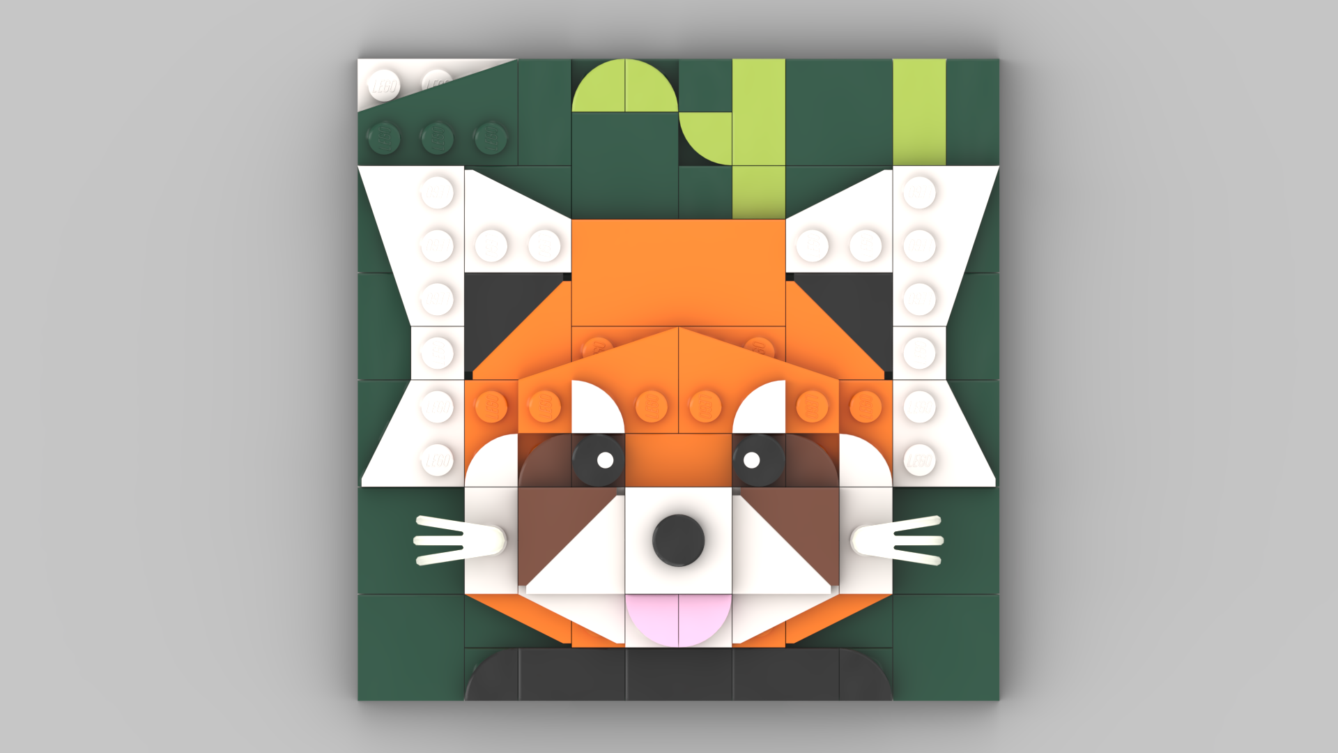 Red Panda Brick Sketches