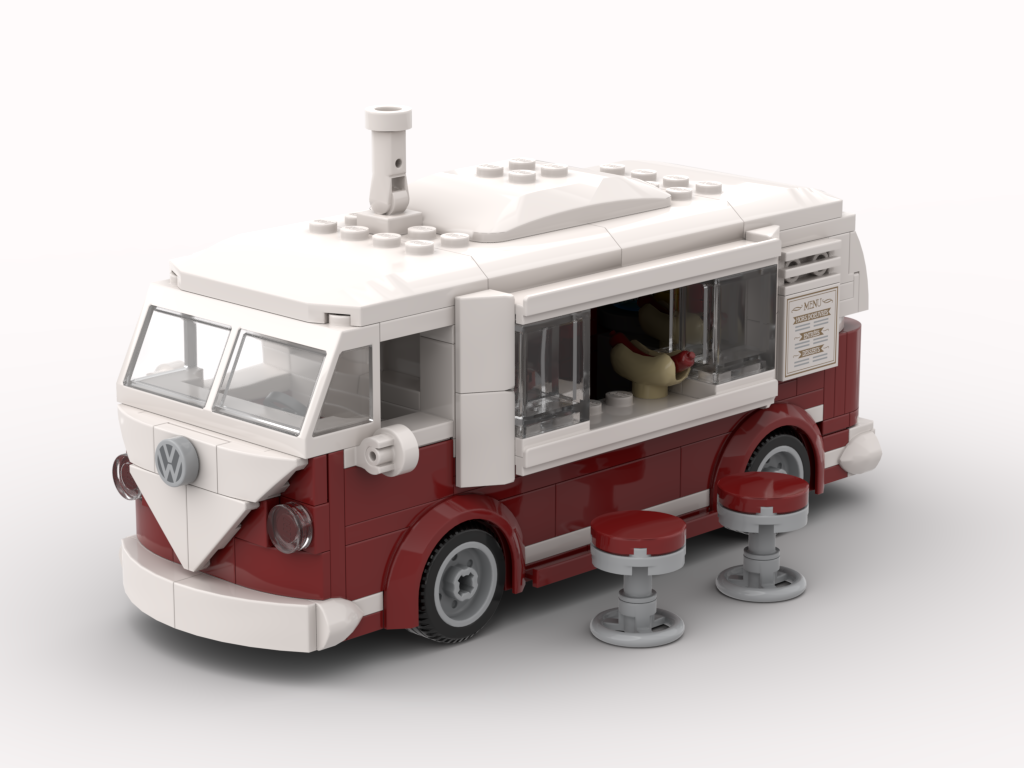 Volkswagen T1 - Minifigure Scale | Food Truck