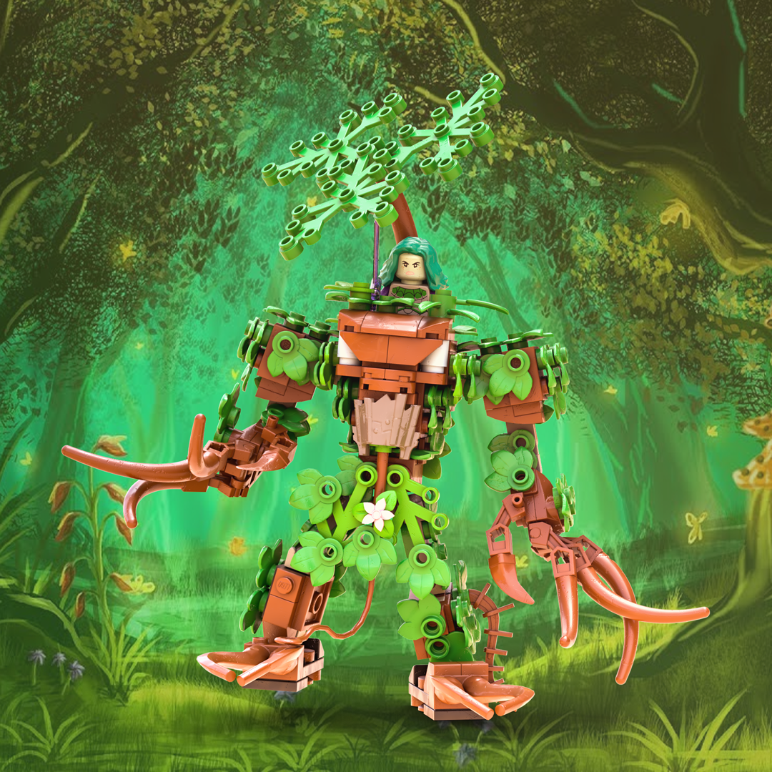 Treestub - a mount for CMF22 Night Protector Minifig