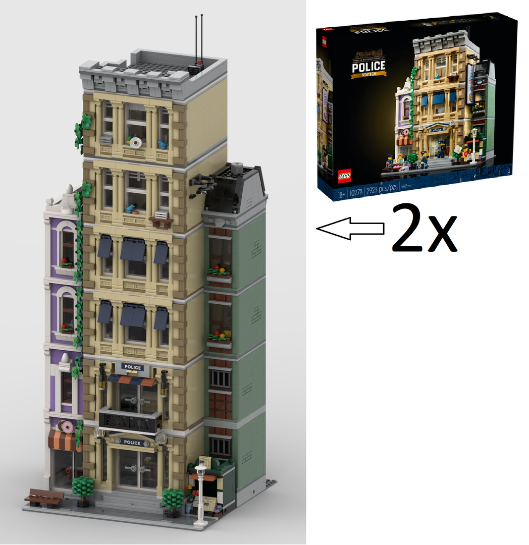 10278 Police Station - Alternative Build for expansion