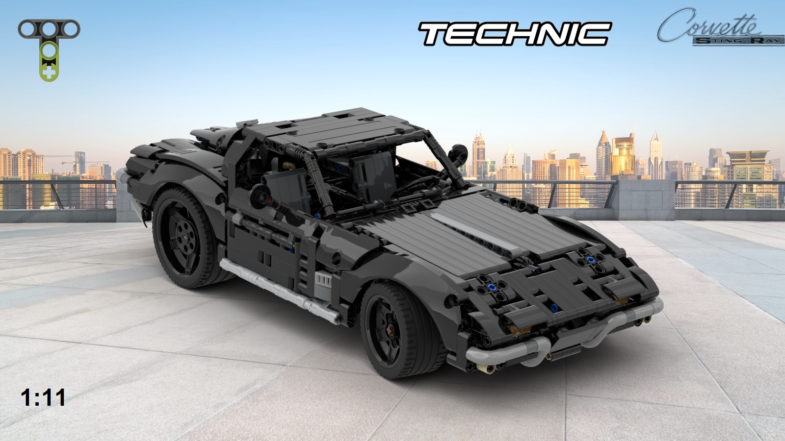 42127 Corvette Sting Ray 1963 - alternate build