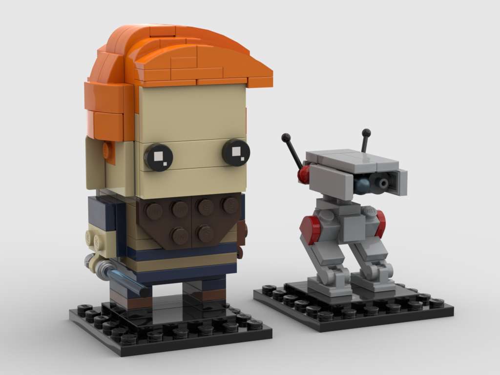 Cal Kestis and BD-1 Brickheadz