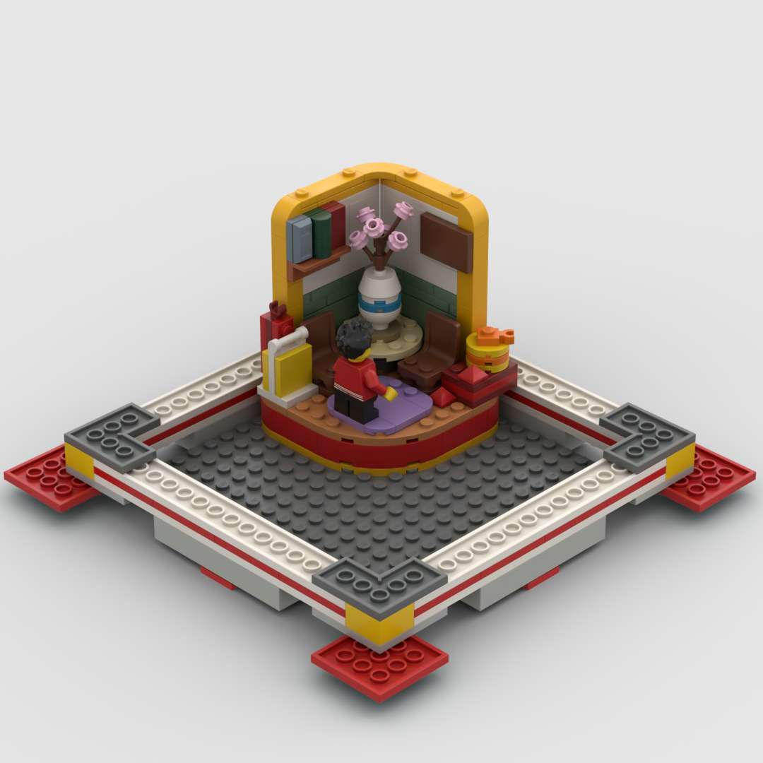 Scene 5--New Year Greetings --Fit For Lunar New Year Traditions Frame