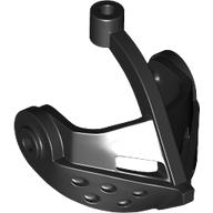 Headwear Accessory Visor Grille with Top Pin Hole (Castle)