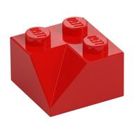 Brick Sloped 45° 2 x 2 Double Concave