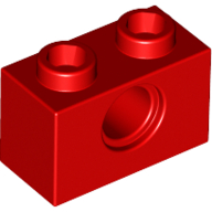 Image of part Technic Brick 1 x 2 [1 Hole]