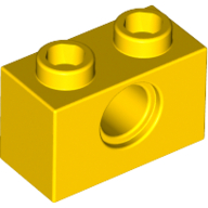 Image of part Technic Brick 1 x 2 [1 Hole]
