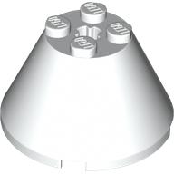 Image of part Cone 4 x 4 x 2 with Axle Hole [Plain]