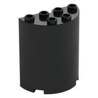 Cylinder Half 2 x 4 x 4