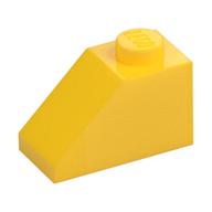 Slope 45° 2 x 1 with Bottom Pin