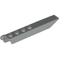 Hinge Plate 1 x 8 with Angled Side Extensions, Rounded Plate Underside