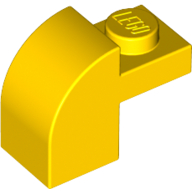Image of part Brick Curved 1 x 2 x 1 1/3 with Curved Top