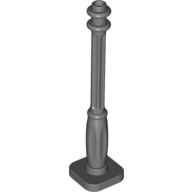 Lamp Post 2 x 2 x 7 with 6 Base Flutes