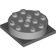 Turntable 4 x 4 Square Base with Top, Complete Assembly