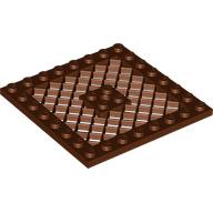 Plate Special 8 x 8 with Grille [Hole in Center]